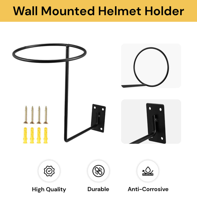 Wall Mounted Helmet Holder
