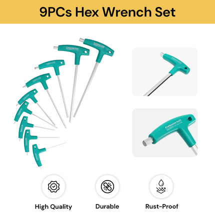 9PCs Hex Wrench Set