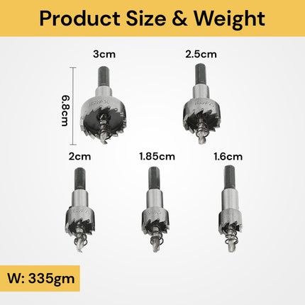 5Pcs Hole Saw Tooth Kit HoleSawToothKit11