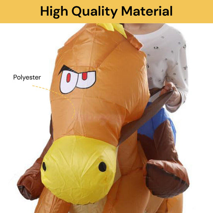 Inflatable Horse Cowboy Suit