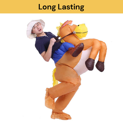 Inflatable Horse Cowboy Suit