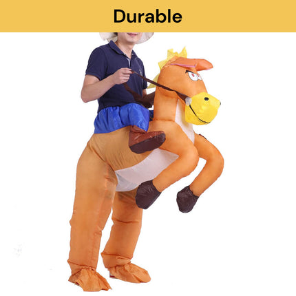 Inflatable Horse Cowboy Suit