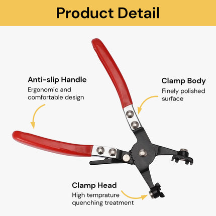 Flat Band Hose Clamp Plier HoseClampPlier09