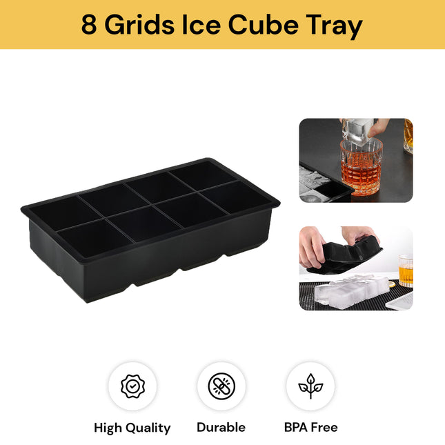 8 Grids Ice Cube Tray