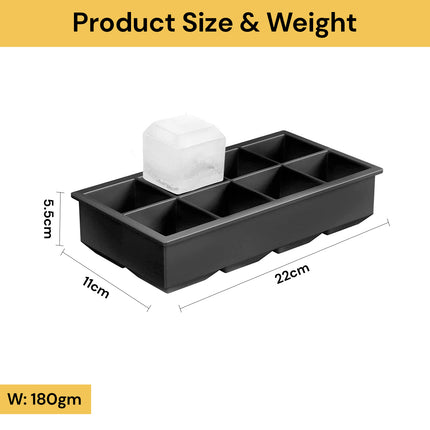 8 Grids Ice Cube Tray