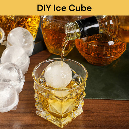 4-Hole Ice Cube Maker - Quick Freeze, Easy Release