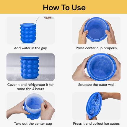 Ice Cube Maker Bucket