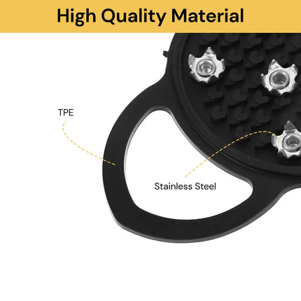 Pair Of 5 Tooth Ice Spikes For Shoes