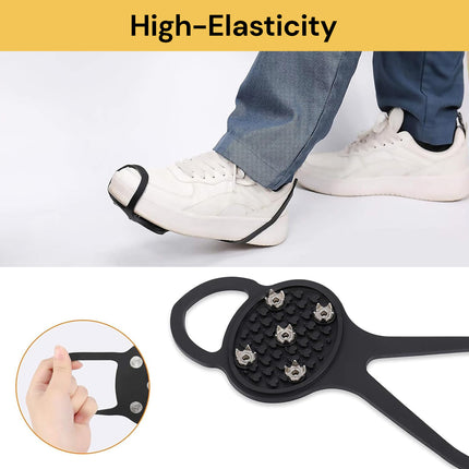Pair Of 5 Tooth Ice Spikes For Shoes