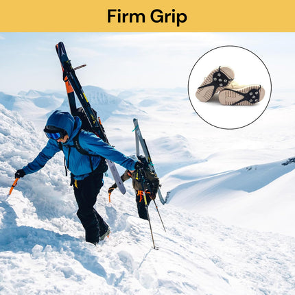 Pair Of 5 Tooth Ice Spikes For Shoes