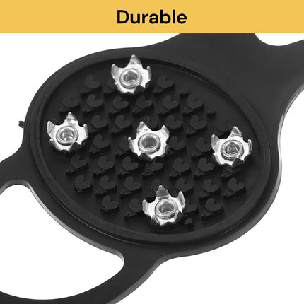 Pair Of 5 Tooth Ice Spikes For Shoes