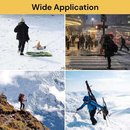 Pair Of 5 Tooth Ice Spikes For Shoes