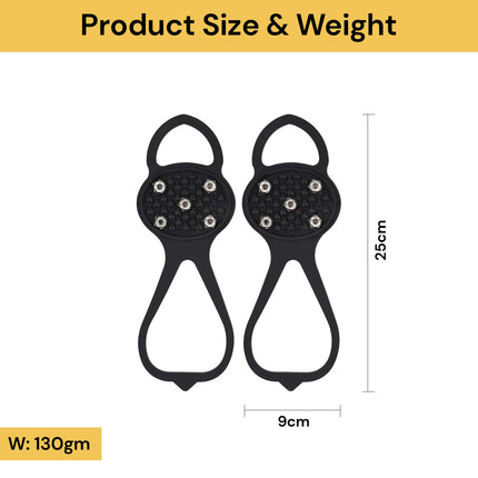 Pair Of 5 Tooth Ice Spikes For Shoes