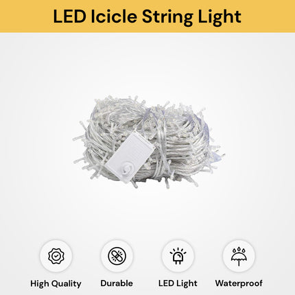 Ike String Plug Light LED Icicle String Light