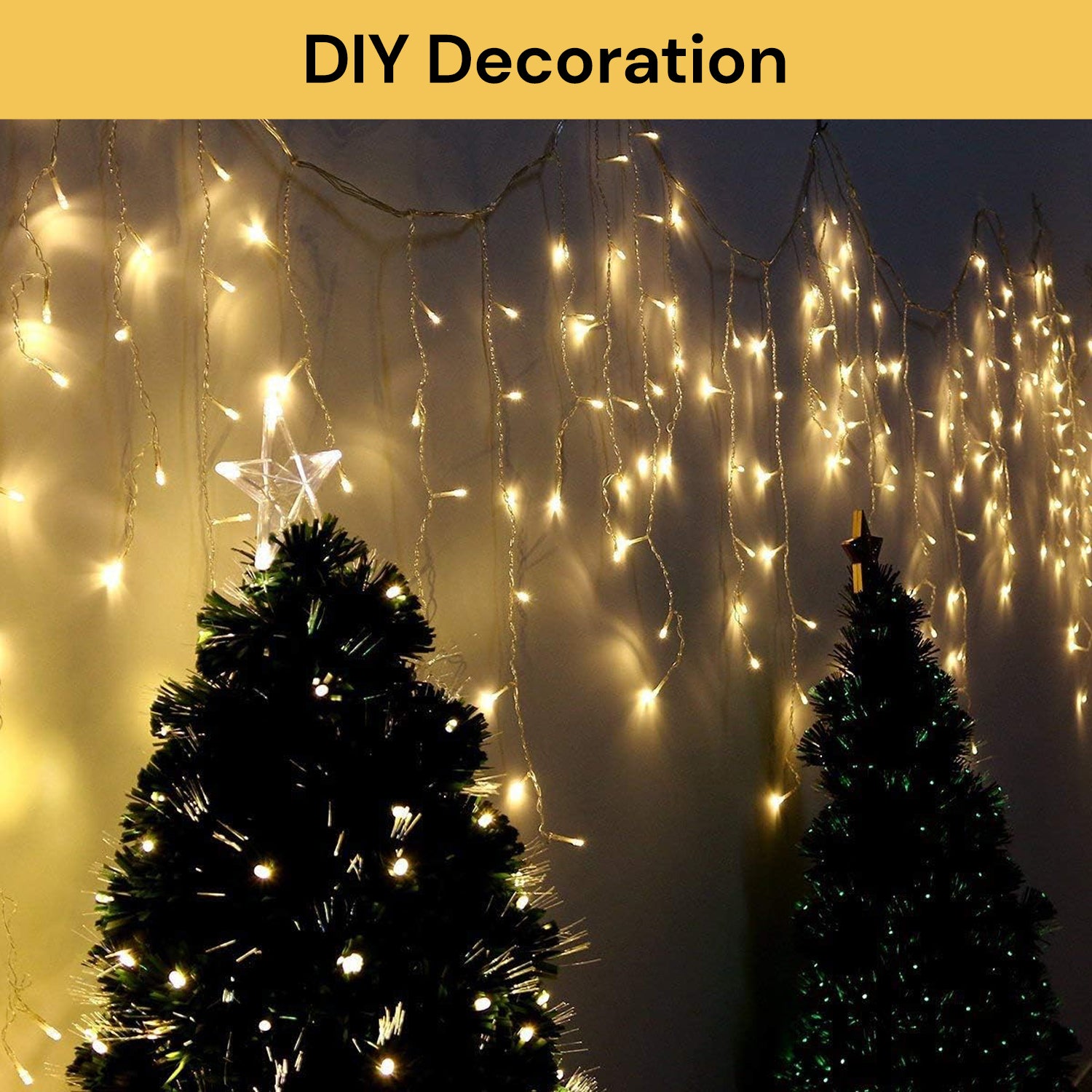 Ike String Plug Light LED Icicle String Light