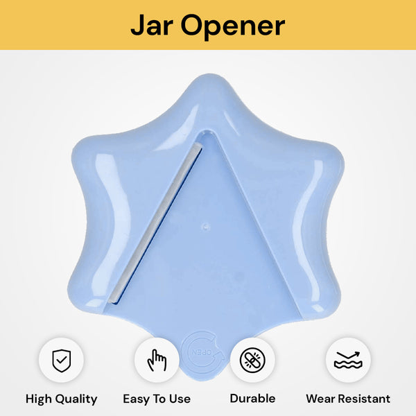 Multi-Functional Jar Opener - Blue - Easy Grip and Versatile