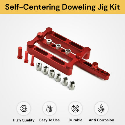 Self-Centering Doweling Jig Kit