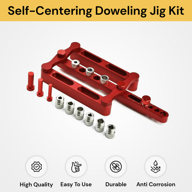 Self-Centering Doweling Jig Kit