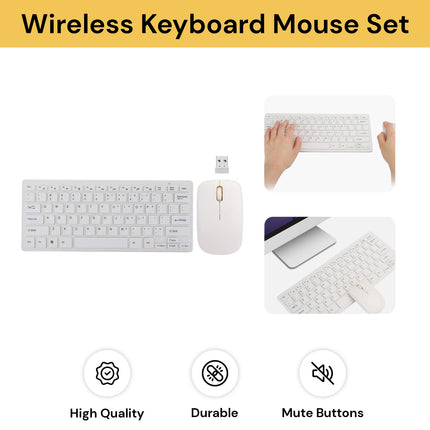 Wireless Keyboard Mouse Set