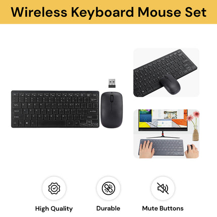 Wireless Keyboard Mouse Set