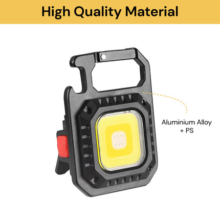 Portable Torch Keychain With 7 Light Modes