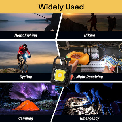 Portable Torch Keychain With 7 Light Modes