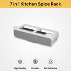 7 in 1 Self Adhesive Kitchen Spice Rack