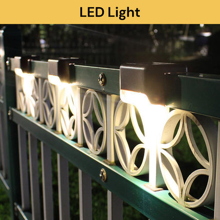 4Pcs Solar LED Deck Lights