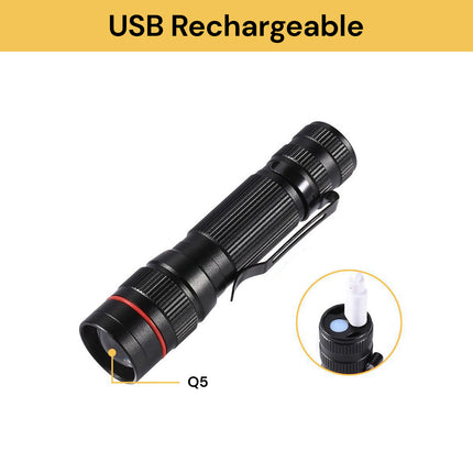 Recargable LED Flashlight