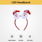 LED Christmas Santa Claus Headband