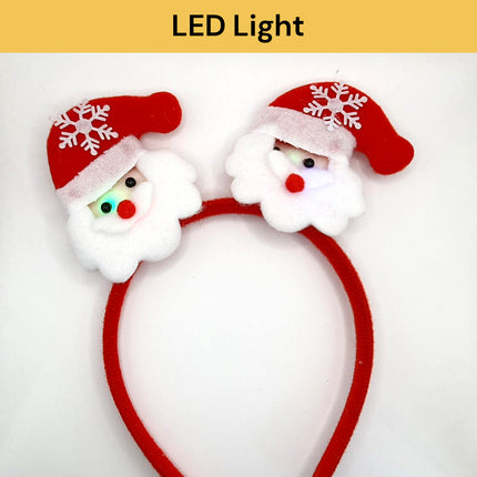 LED Christmas Santa Claus Headband