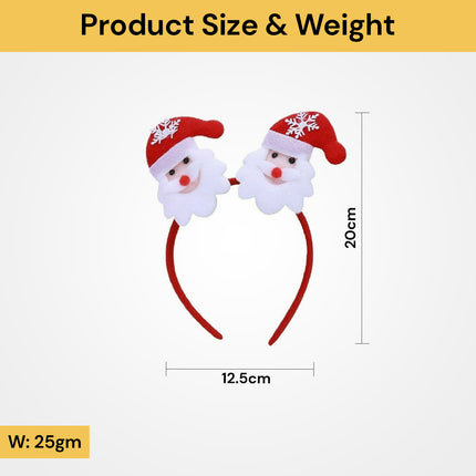 LED Christmas Santa Claus Headband