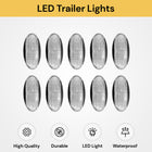 10PCs LED Trailer Lights