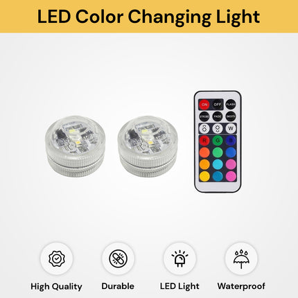 2PCs LED Color Changing Lights