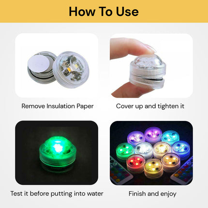 2PCs LED Color Changing Lights