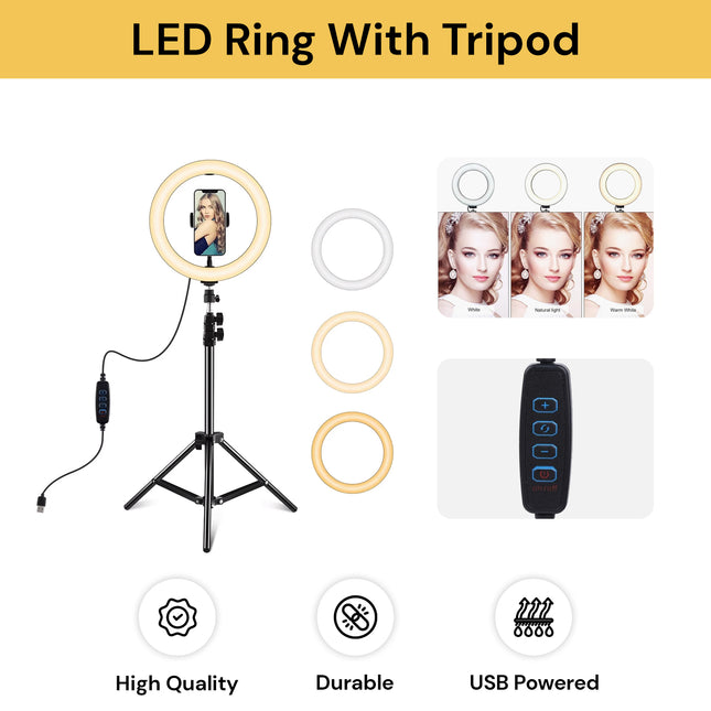 LED Ring With Tripod