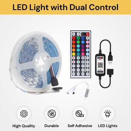 LED Strips Lights with Remote And Phone Controller