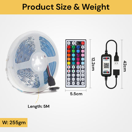 LED Strips Lights with Remote And Phone Controller