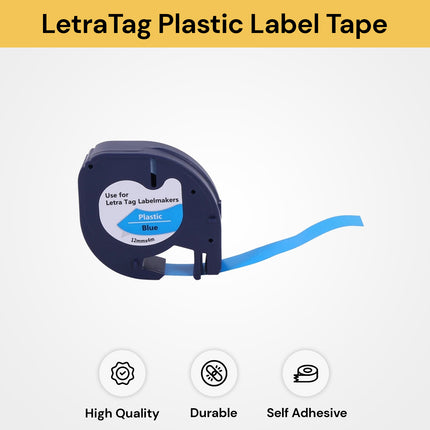 LetraTag Plastic Label Tape