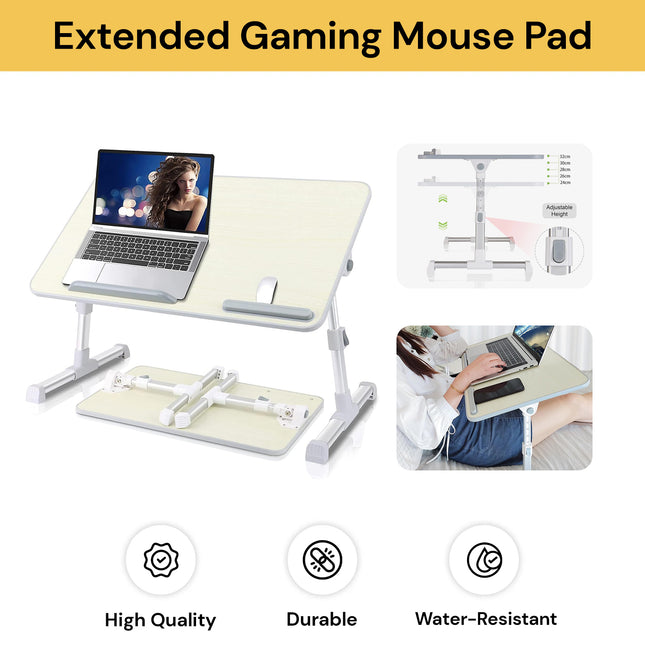 Adjustable Tray Table Lap Desk