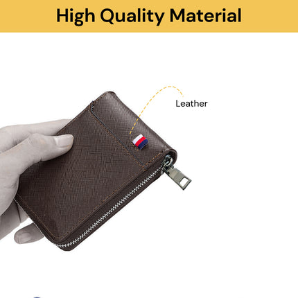 Men’s RFID Blocking Leather Wallet