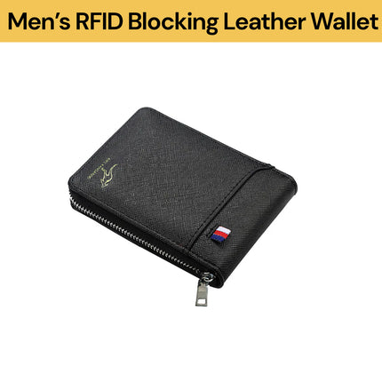 Men’s RFID Blocking Leather Wallet