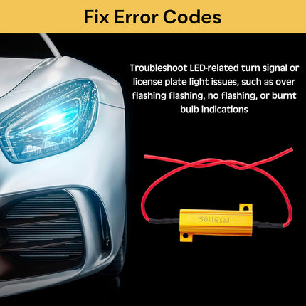 4PCs 50W 6Ω Load Resistors
