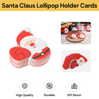 50PCs Santa Claus Lollipop Holder Cards