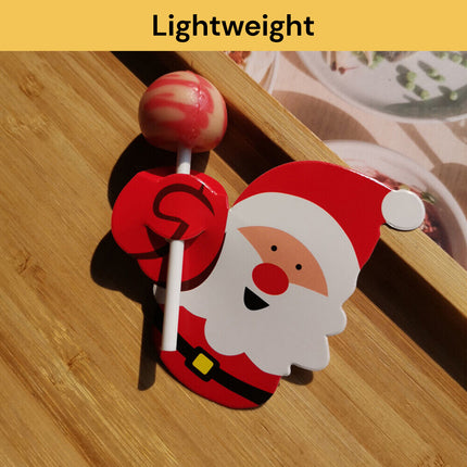 50PCs Santa Claus Lollipop Holder Cards