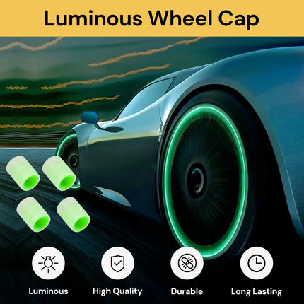 4Pcs Luminous Wheel Caps LuminousCap01