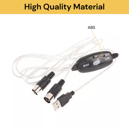 MIDI To USB Cable Converter