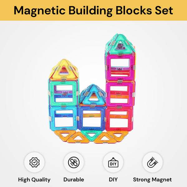 186PCs Magnetic Building Blocks Set