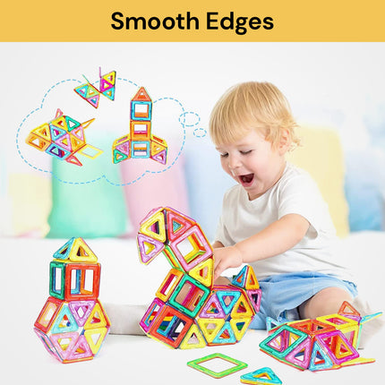 186PCs Magnetic Building Blocks Set