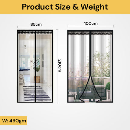 Magnetic Door Mesh Net